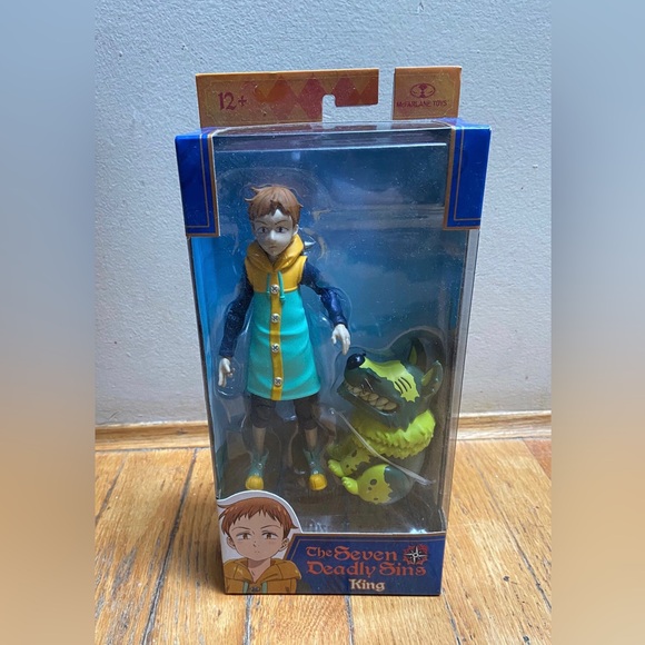 The Seven Deadly Sins King & Oslo Toy Action Figure NEW 7" McFarlane Toys - Picture 1 of 5